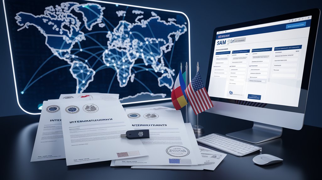 international sam registration process