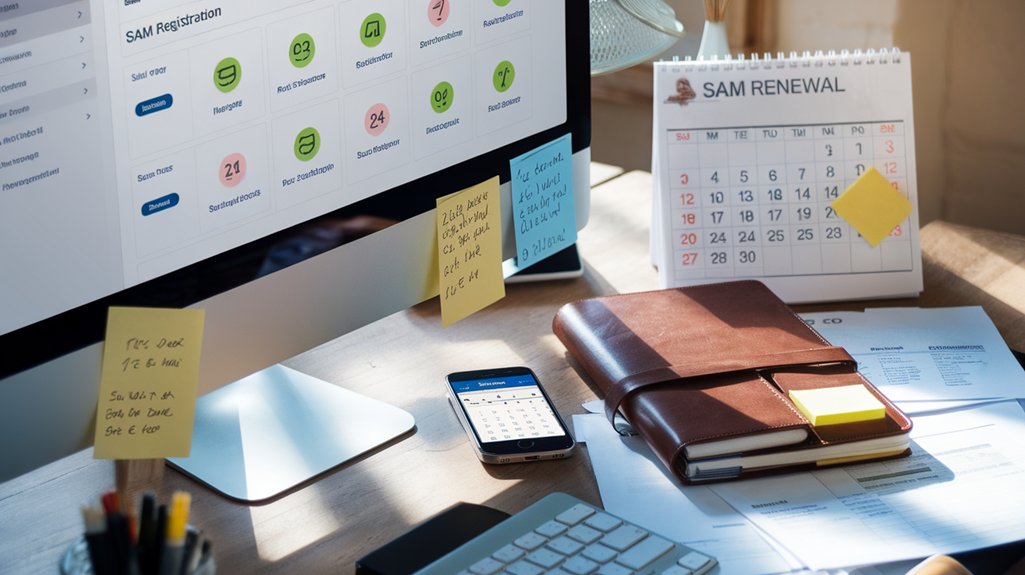 maintain active sam registration