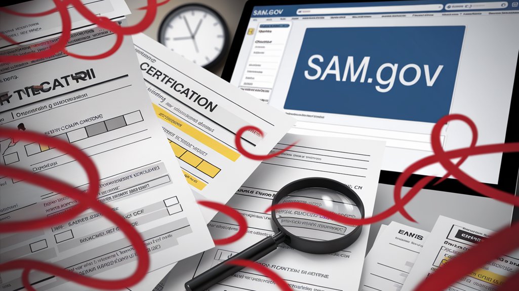 sam registration common mistakes